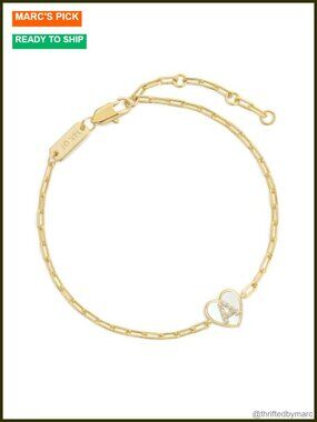 14k Gold Filled Initial Bracelet Dainty Letter Charm Women